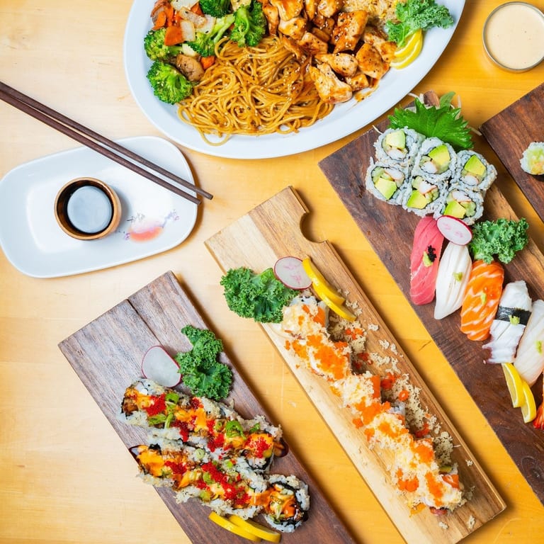 Fresh Sushi and Hibachi Made Daily